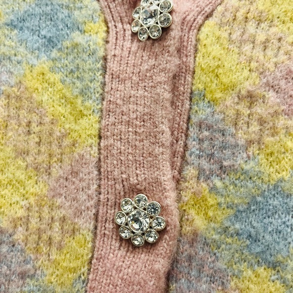 Zara cropped button sweater size M - Picture 4 of 6